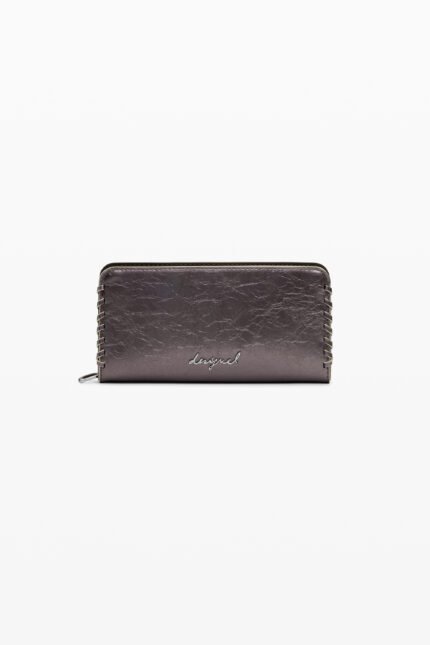 LARGE METALLIC WALLET