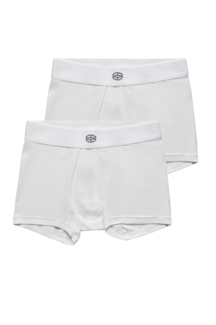 Boxershorts til gutt, hvit - 2 pk